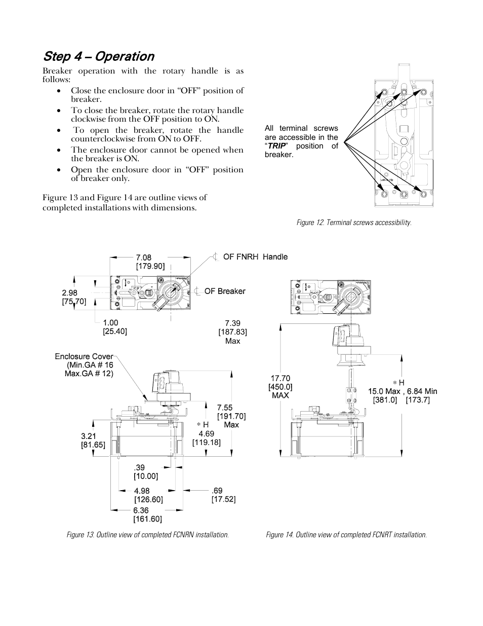 Step 4 – operation | GE Industrial Solutions Record Plus TDM, NEMA 1, 3R, 12: FC100 User Manual | Page 5 / 6