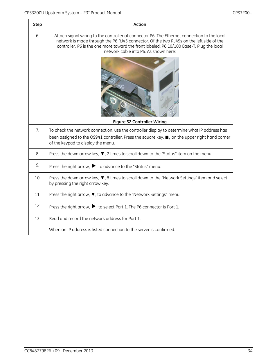 Figure 32 controller wiring | GE Industrial Solutions CPS3200U User Manual | Page 34 / 51