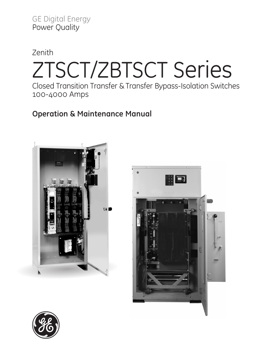 GE Industrial Solutions ZBTSCT Series User Manual | 36 pages