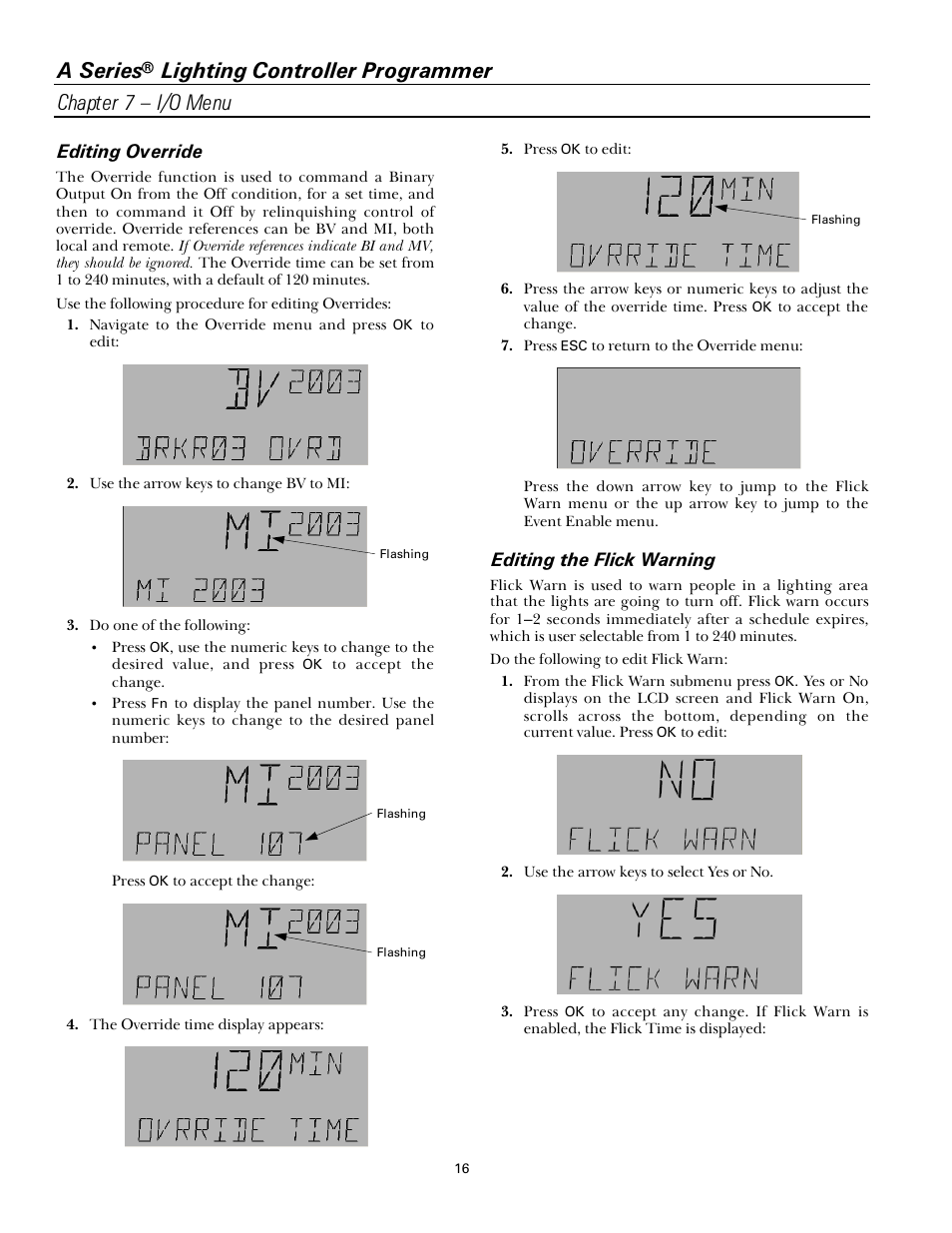 A series | GE Industrial Solutions A Series Lighting Control Panelboards Programmer User Guide User Manual | Page 20 / 56