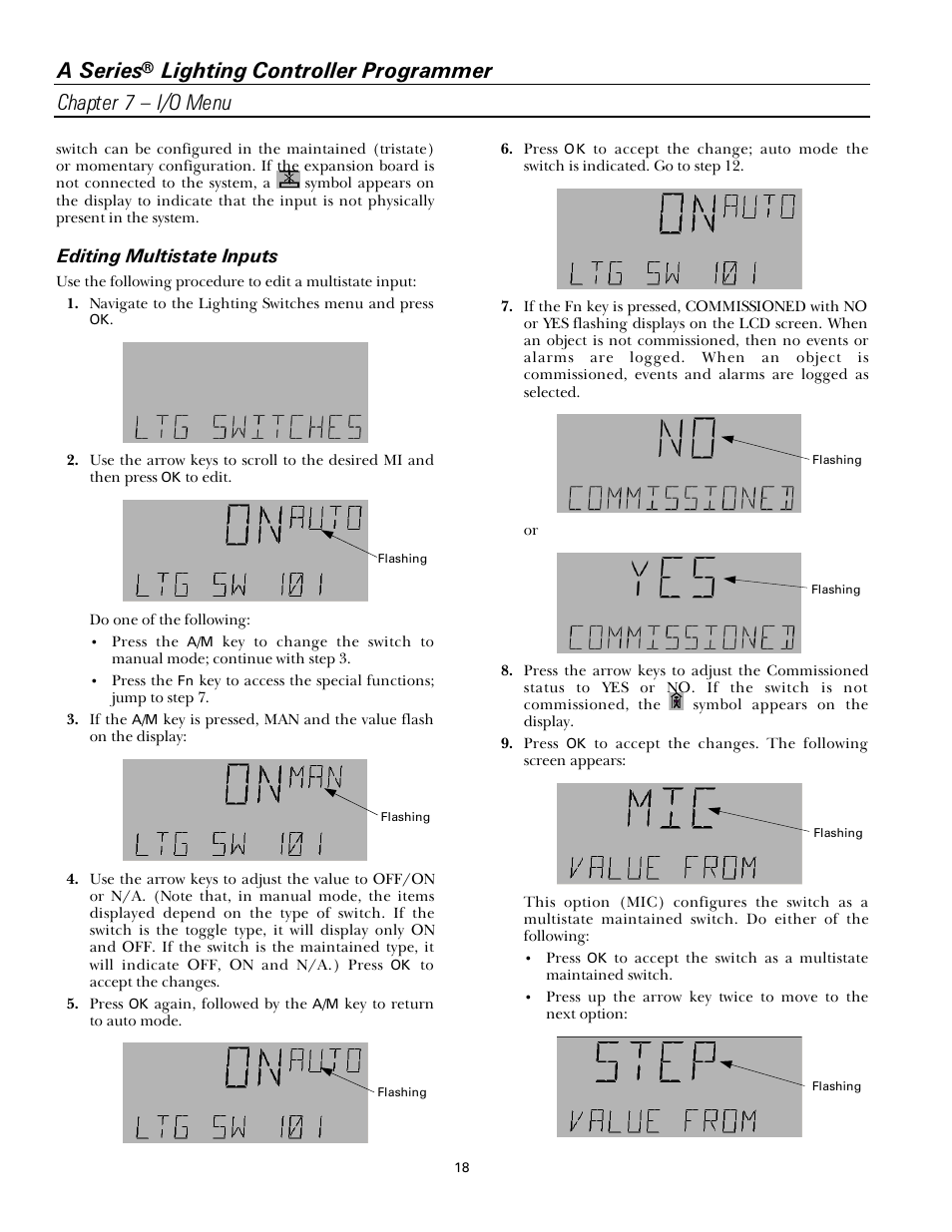 A series | GE Industrial Solutions A Series Lighting Control Panelboards Programmer User Guide User Manual | Page 22 / 56
