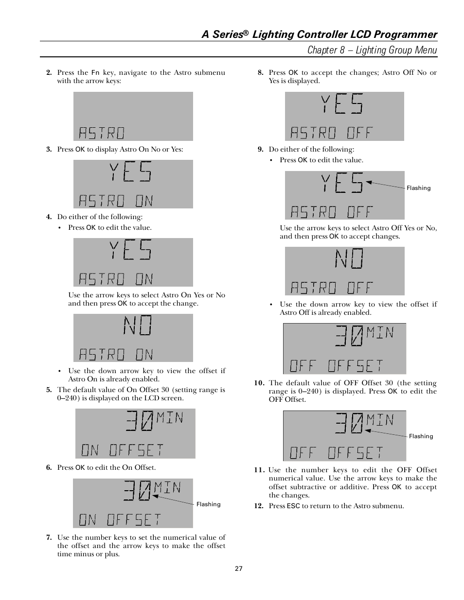 A series | GE Industrial Solutions A Series Lighting Control Panelboards Programmer User Guide User Manual | Page 31 / 56