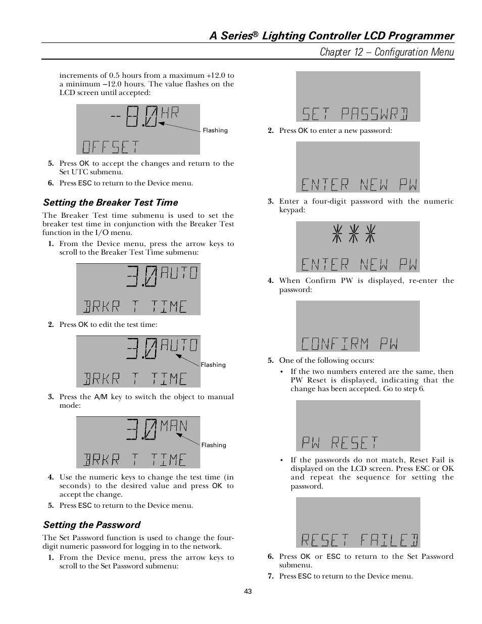 A series | GE Industrial Solutions A Series Lighting Control Panelboards Programmer User Guide User Manual | Page 47 / 56