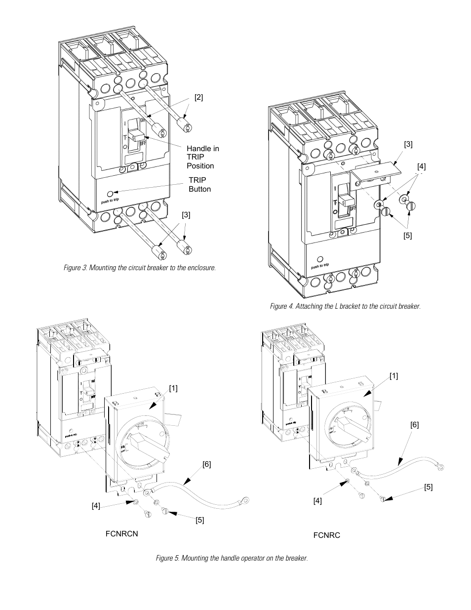 Illustrated in figure 3, 2], as shown in figure, Tighten | Figure | GE Industrial Solutions Record Plus TDR, NEMA 1, 12: FC100 User Manual | Page 3 / 8