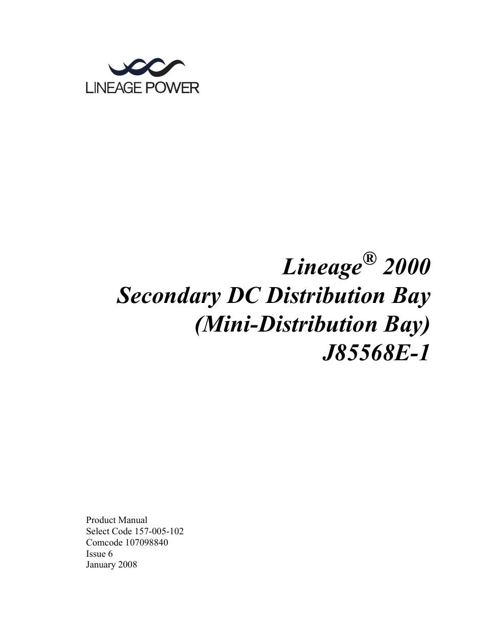 GE Industrial Solutions Micro-BDCBB User Manual | 42 pages