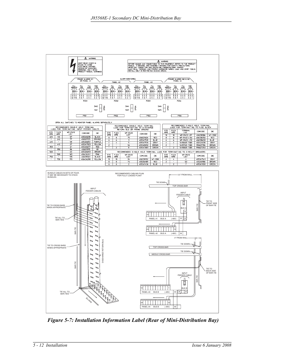 Mini-distribution bay) | GE Industrial Solutions Micro-BDCBB User Manual | Page 40 / 42