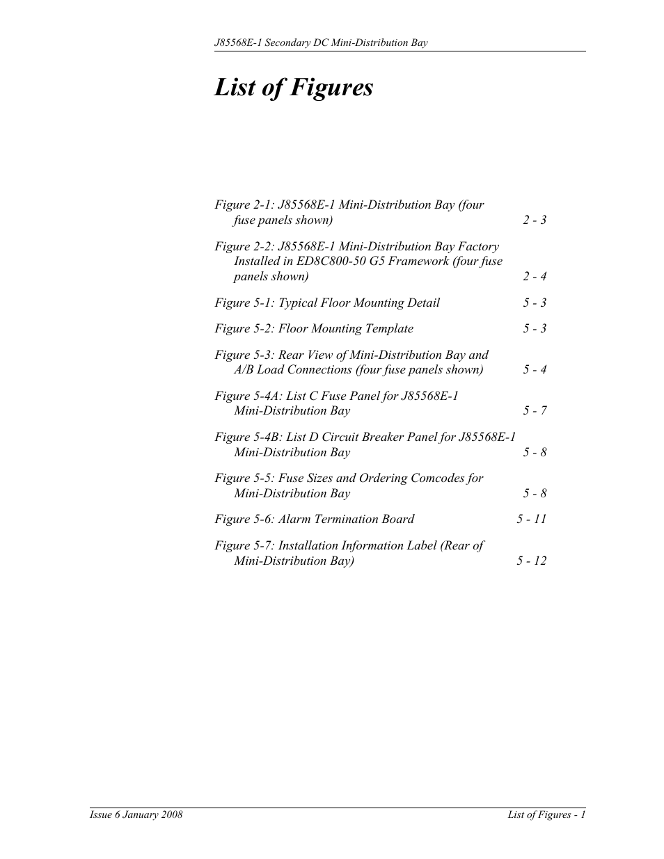 List of figures | GE Industrial Solutions Micro-BDCBB User Manual | Page 7 / 42