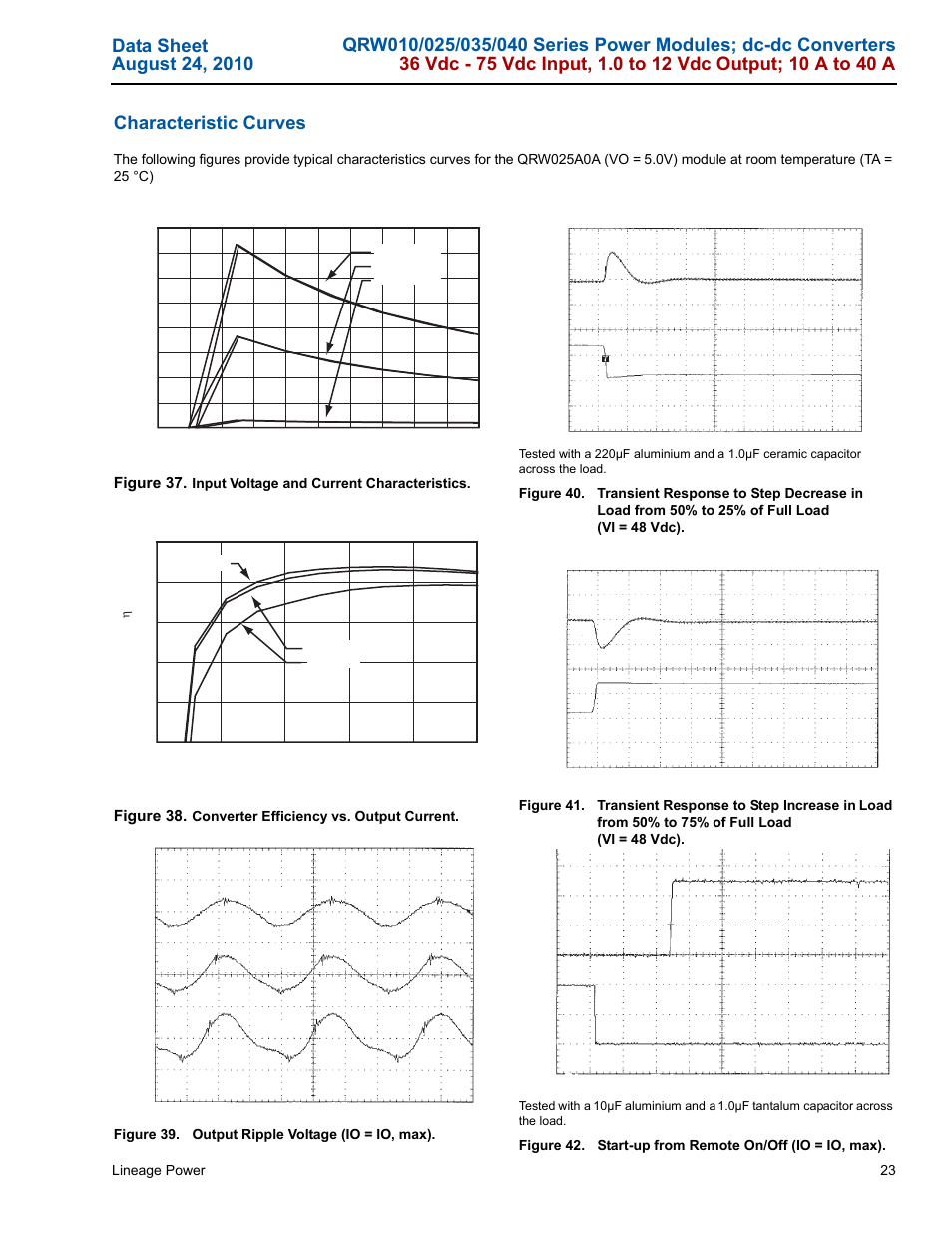 Figure 37, Figure 38 | GE Industrial Solutions QRW010-025-035-040 Series User Manual | Page 23 / 37