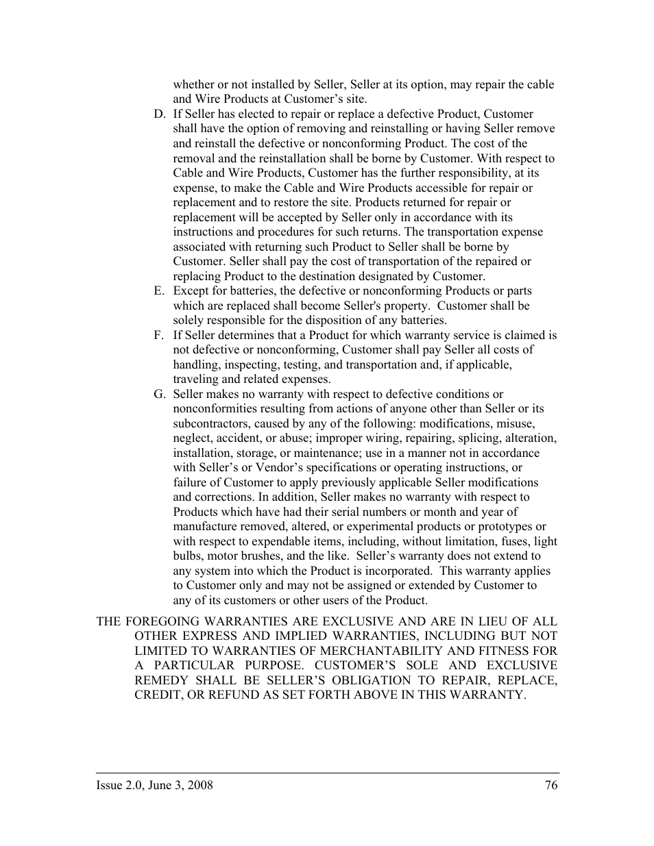 GE Industrial Solutions H2007001 G21 Series User Manual | Page 76 / 92