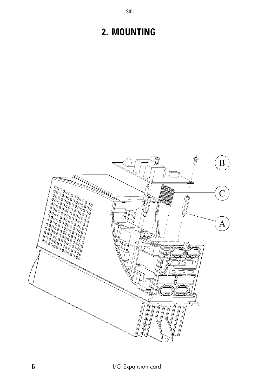 Mounting | GE Industrial Solutions D8R4 expanded I_O for AV-300i Drives User Manual | Page 6 / 12