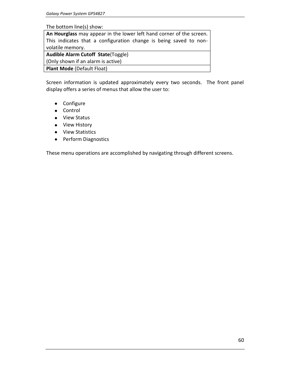 GE Industrial Solutions GPS4827 User Manual | Page 62 / 100
