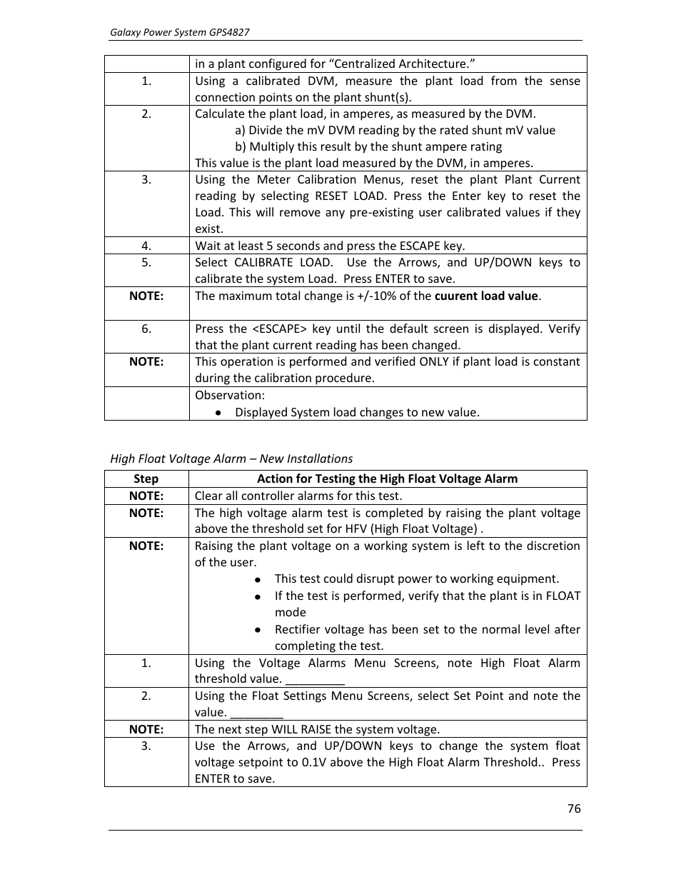GE Industrial Solutions GPS4827 User Manual | Page 78 / 100