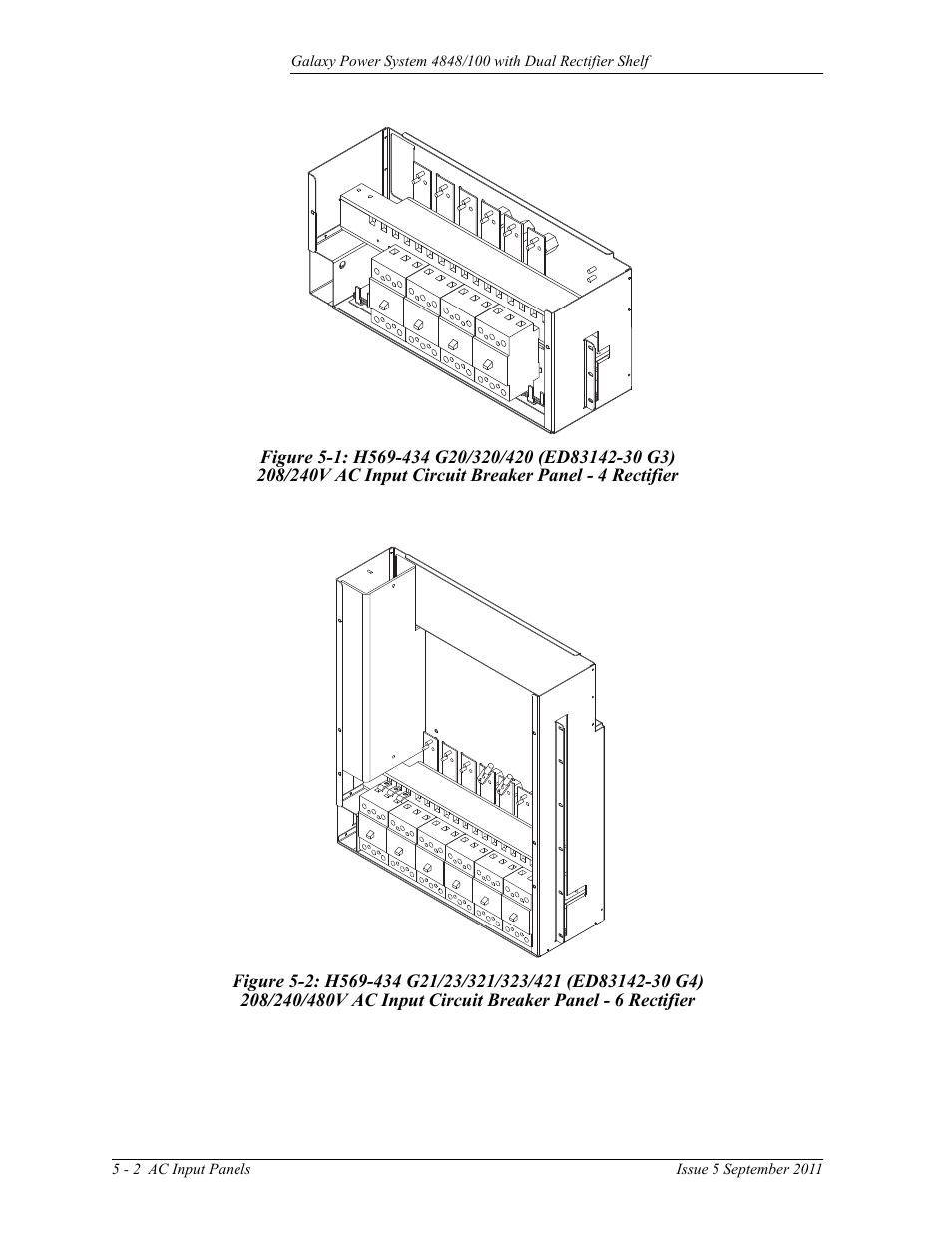Figure 5-1: h569-434 g20/320/420 (ed83142-30 g3) | GE Industrial Solutions GPS 4848_100 Users Guide (dual rectifier shelf) User Manual | Page 40 / 118