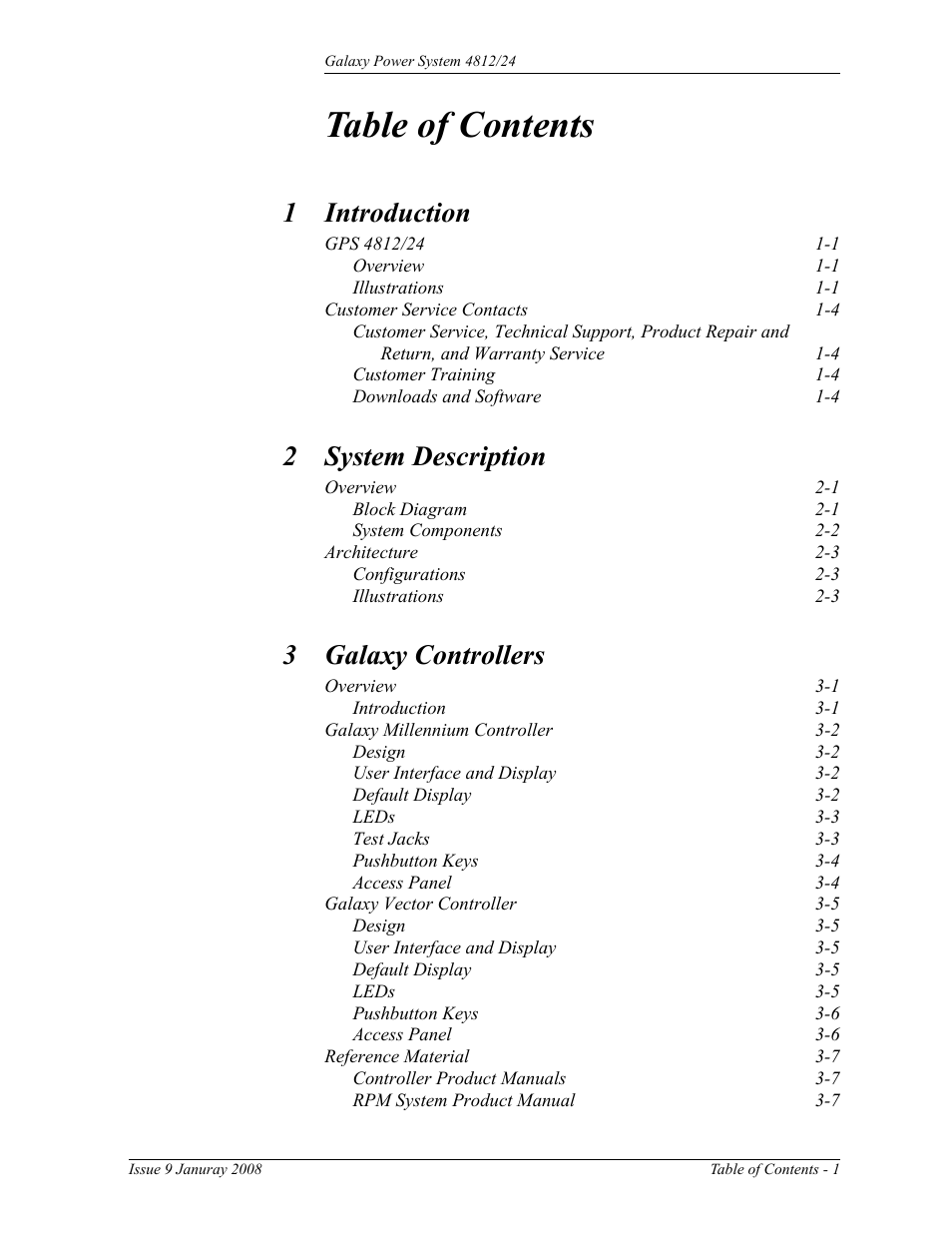 GE Industrial Solutions GPS 4812_24 User Manual | Page 5 / 126