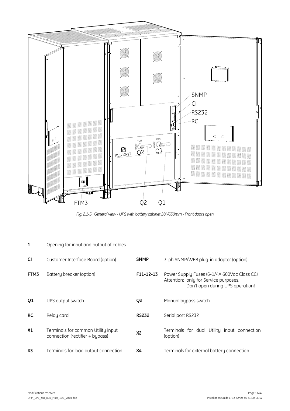 GE Industrial Solutions LP33 Series 80 & 100 Installation Guide User Manual | Page 11 / 47