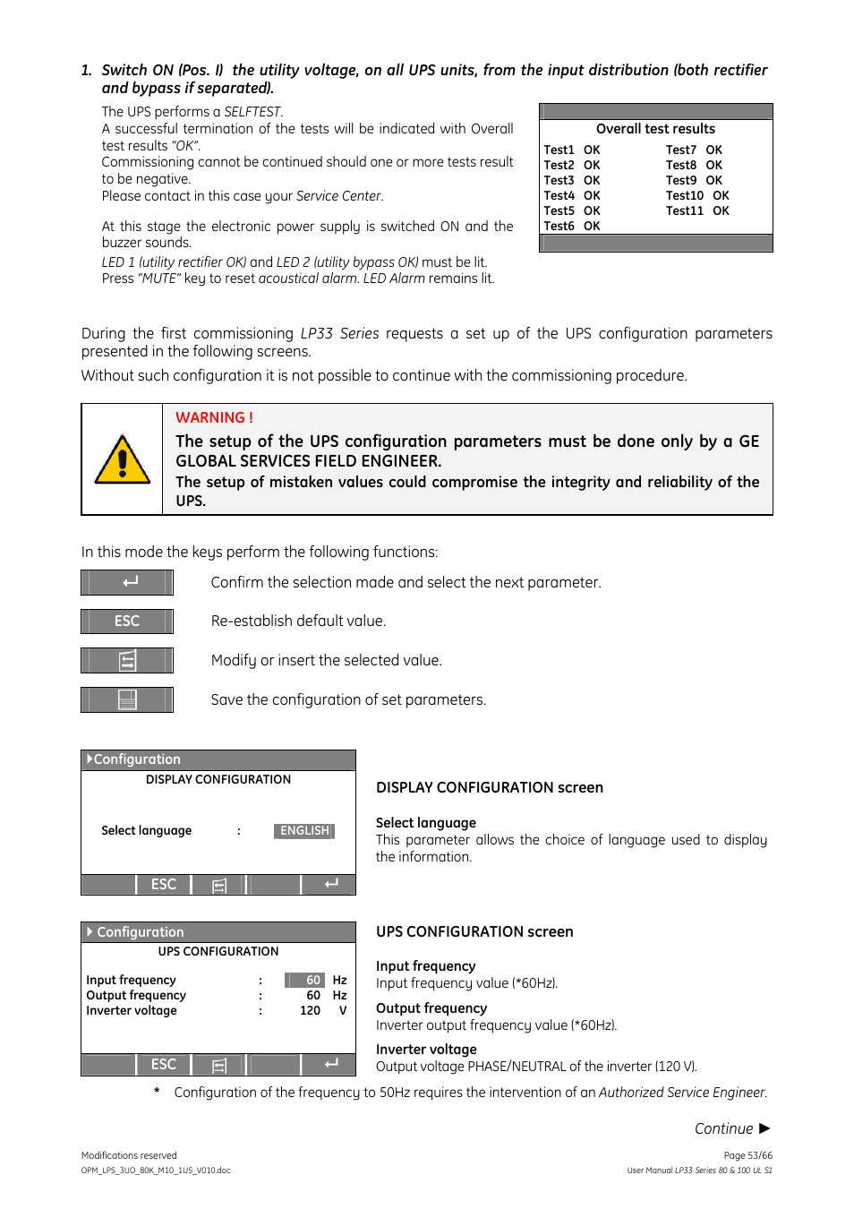 GE Industrial Solutions LP33 Series 80 & 100 User Manual User Manual | Page 53 / 66