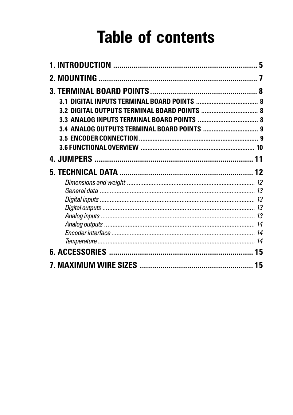 GE Industrial Solutions D14A4F expanded I_O for AV-300i Drives User Manual | Page 3 / 16