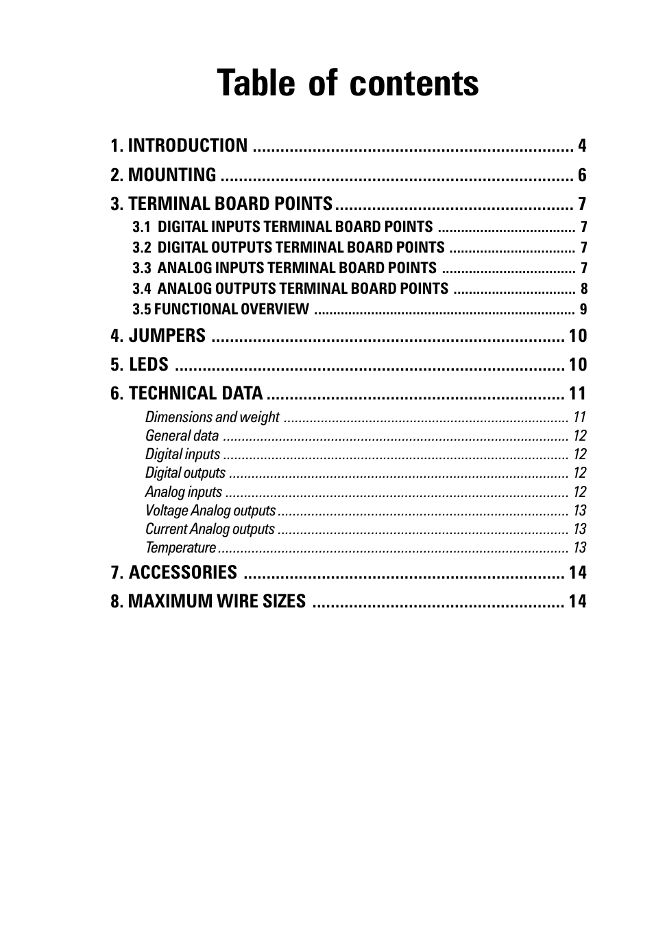GE Industrial Solutions D20A6 expanded I_O for AV-300i Drives User Manual | Page 3 / 16