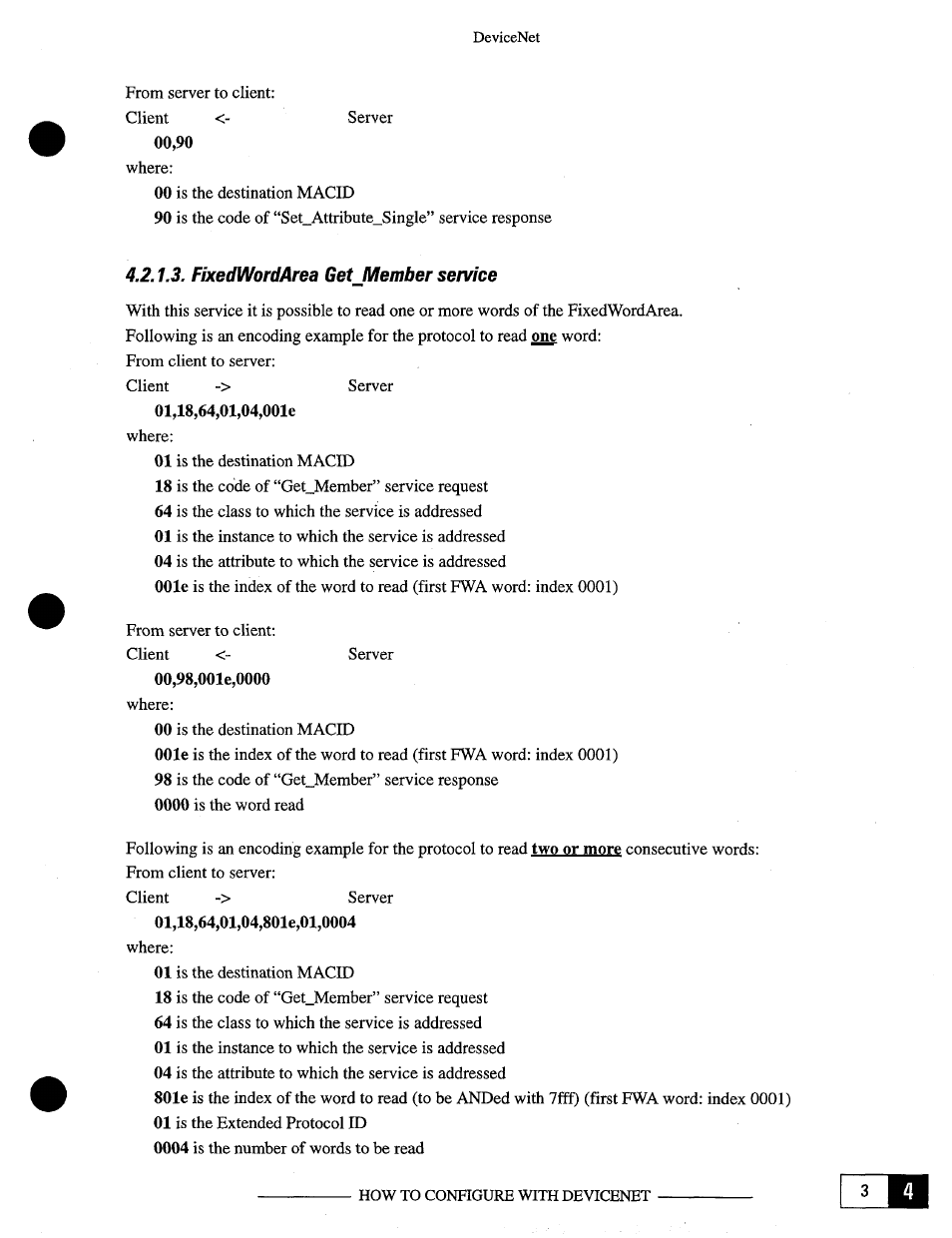 Fixedwordarea get member service | GE Industrial Solutions OKCV3000CN DeviceNet User Manual | Page 21 / 64
