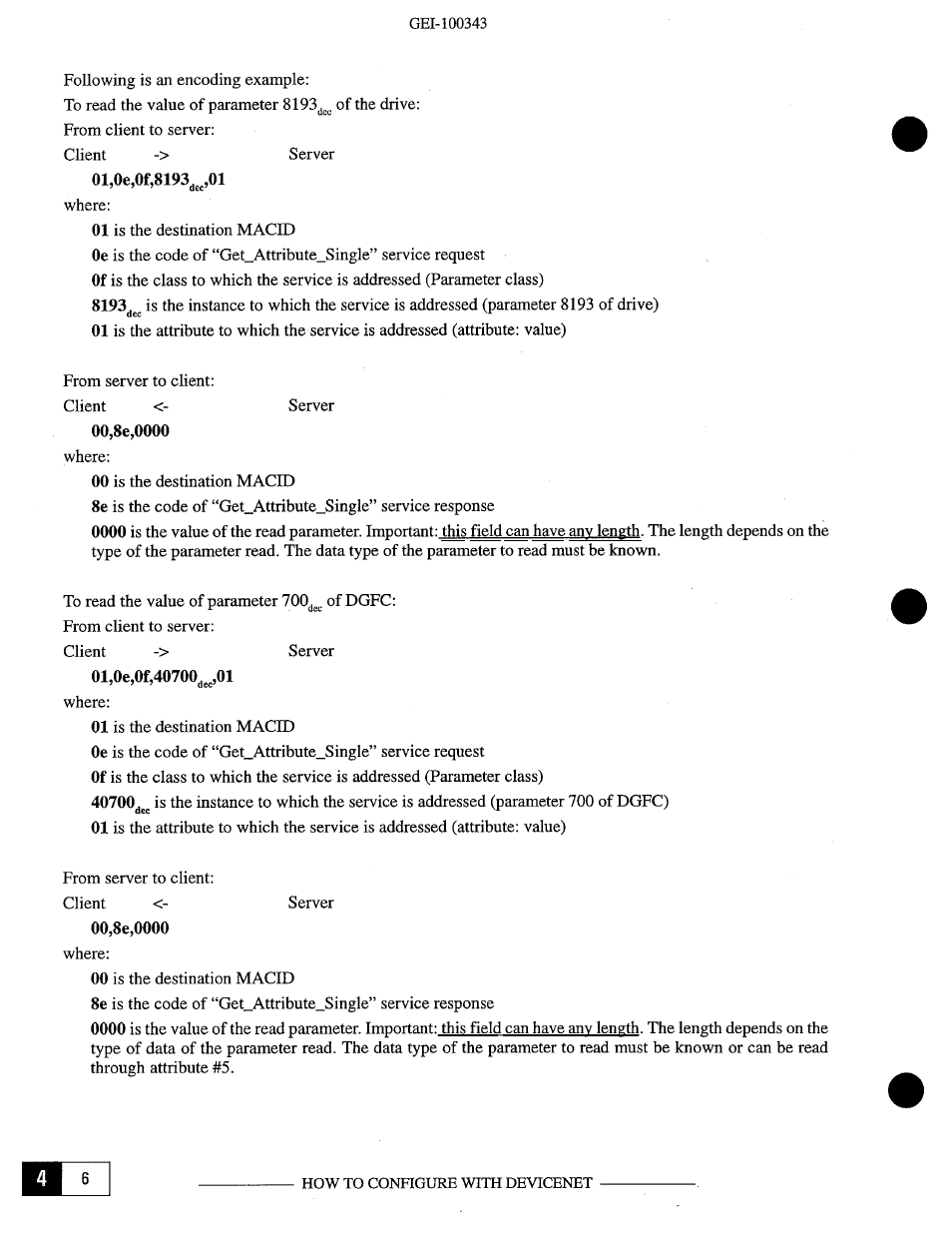 GE Industrial Solutions OKCV3000CN DeviceNet User Manual | Page 24 / 64