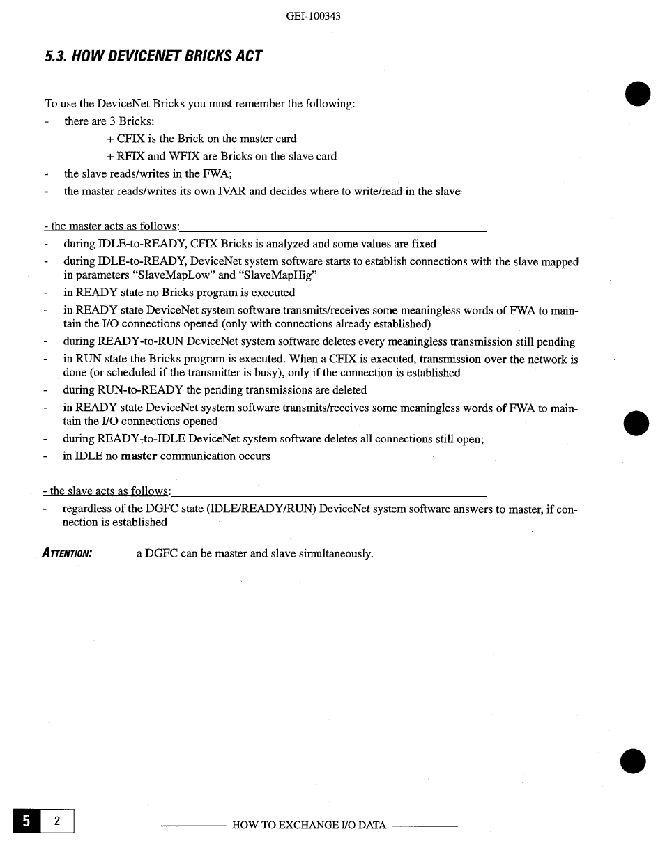 How devicenet bricks act | GE Industrial Solutions OKCV3000CN DeviceNet User Manual | Page 32 / 64