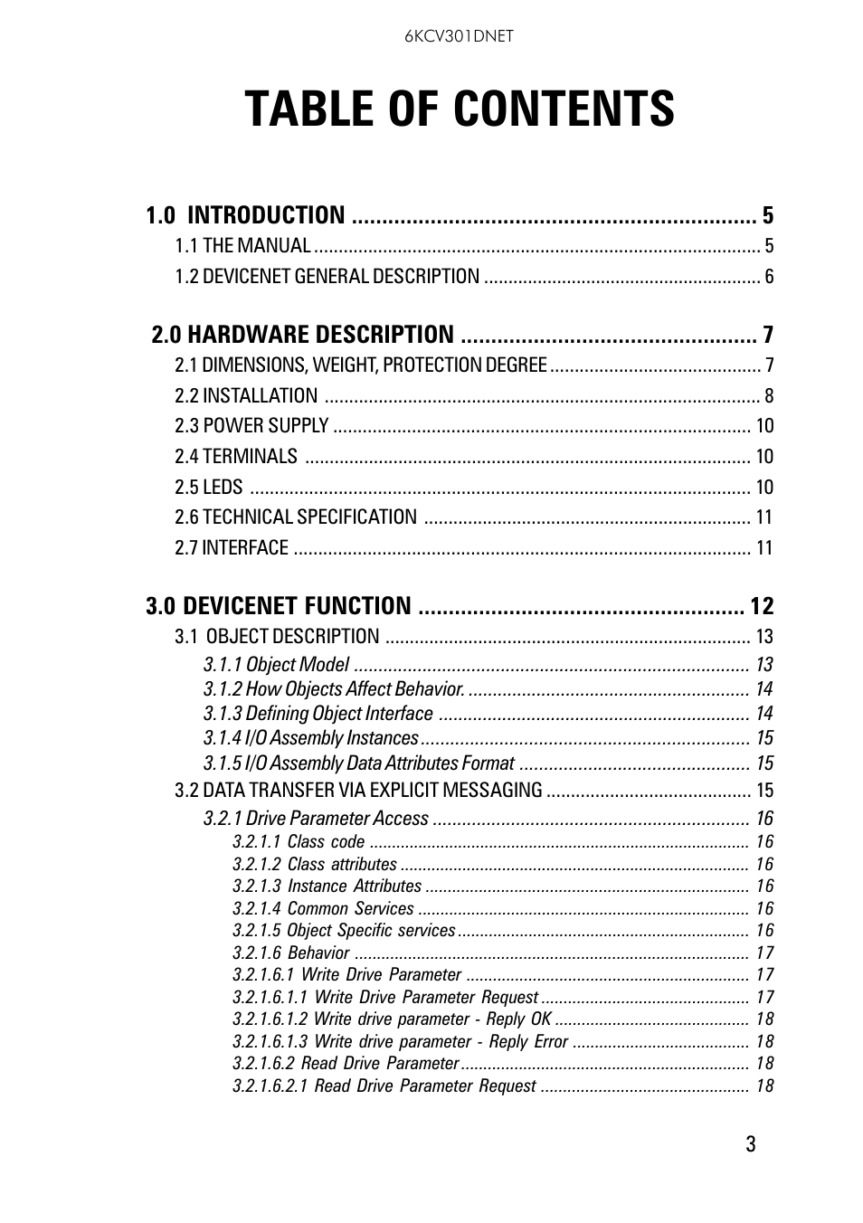 GE Industrial Solutions 6KCV301DNET User Manual | Page 3 / 36