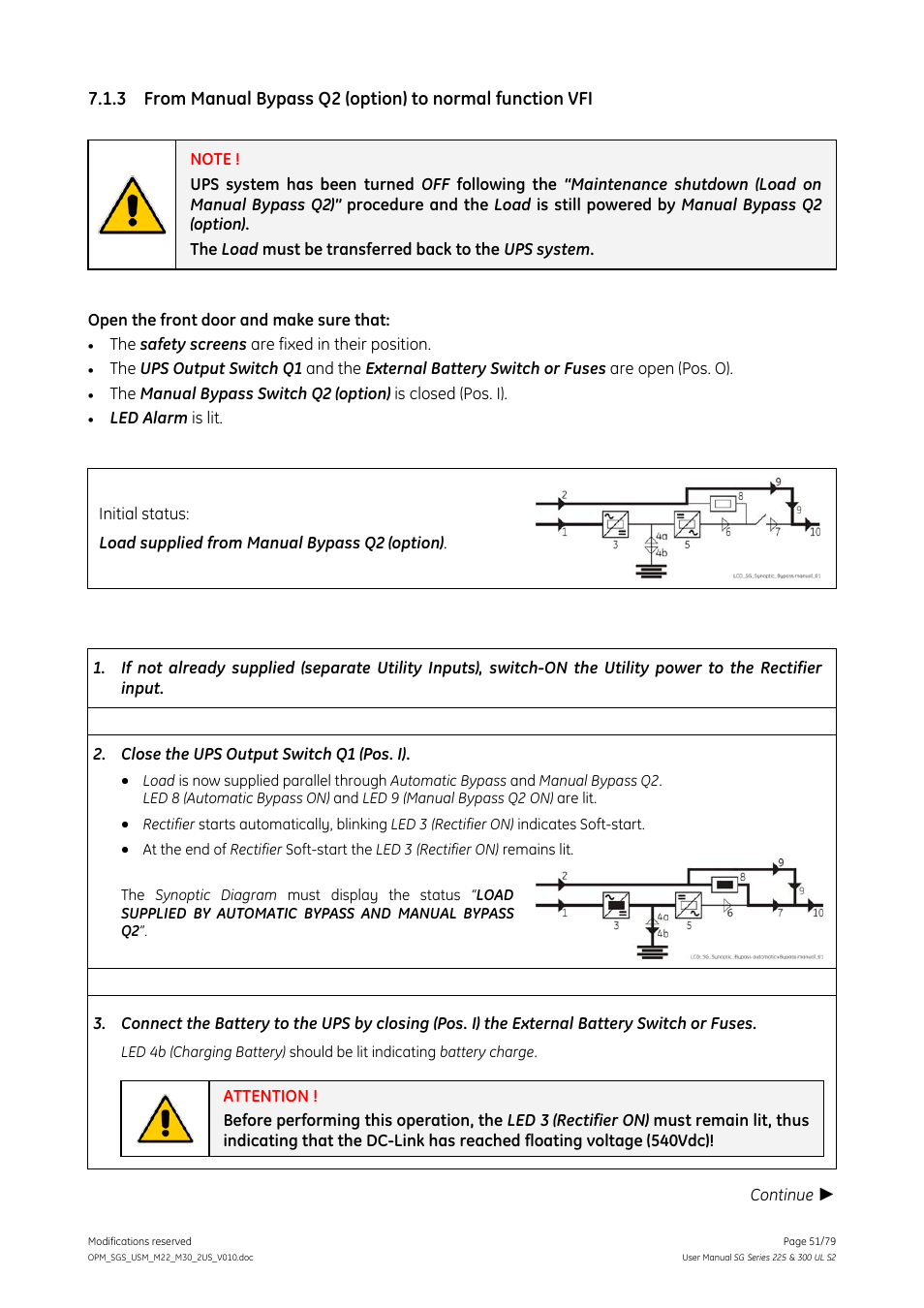 GE Industrial Solutions SG Series 225 & 300 Operating Manual User Manual | Page 51 / 79