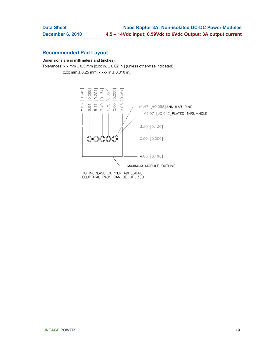 GE Industrial Solutions Naos Raptor 3A User Manual | Page 19 / 20