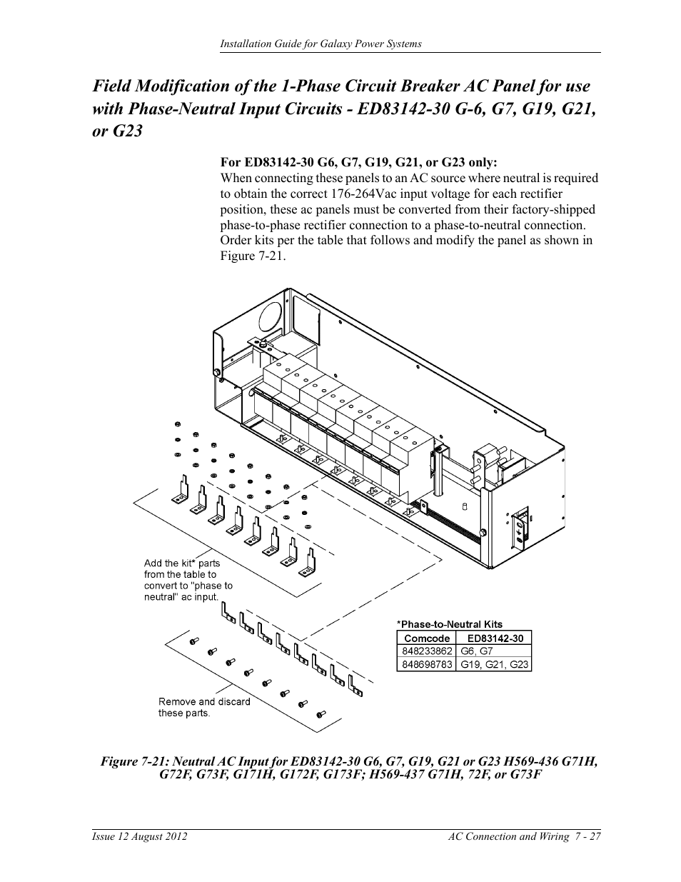 GE Industrial Solutions Galaxy Power Systems User Manual | Page 111 / 220