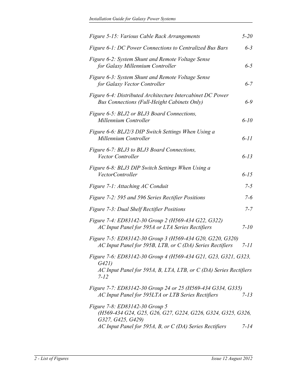 GE Industrial Solutions Galaxy Power Systems User Manual | Page 12 / 220