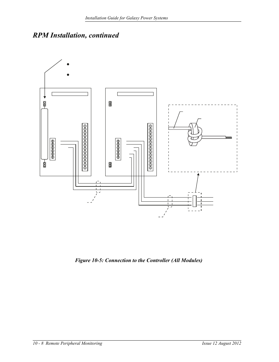Rpm installation, continued | GE Industrial Solutions Galaxy Power Systems User Manual | Page 150 / 220