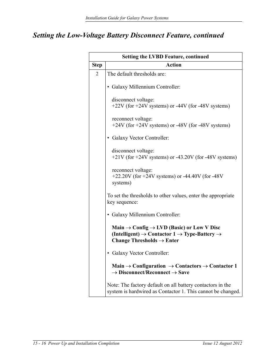 GE Industrial Solutions Galaxy Power Systems User Manual | Page 200 / 220