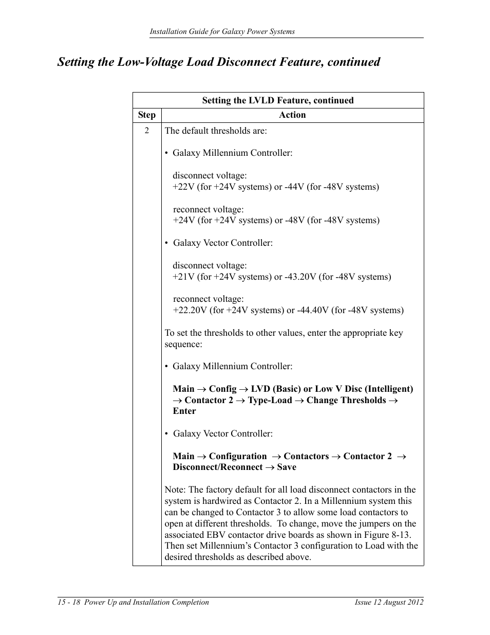 GE Industrial Solutions Galaxy Power Systems User Manual | Page 202 / 220