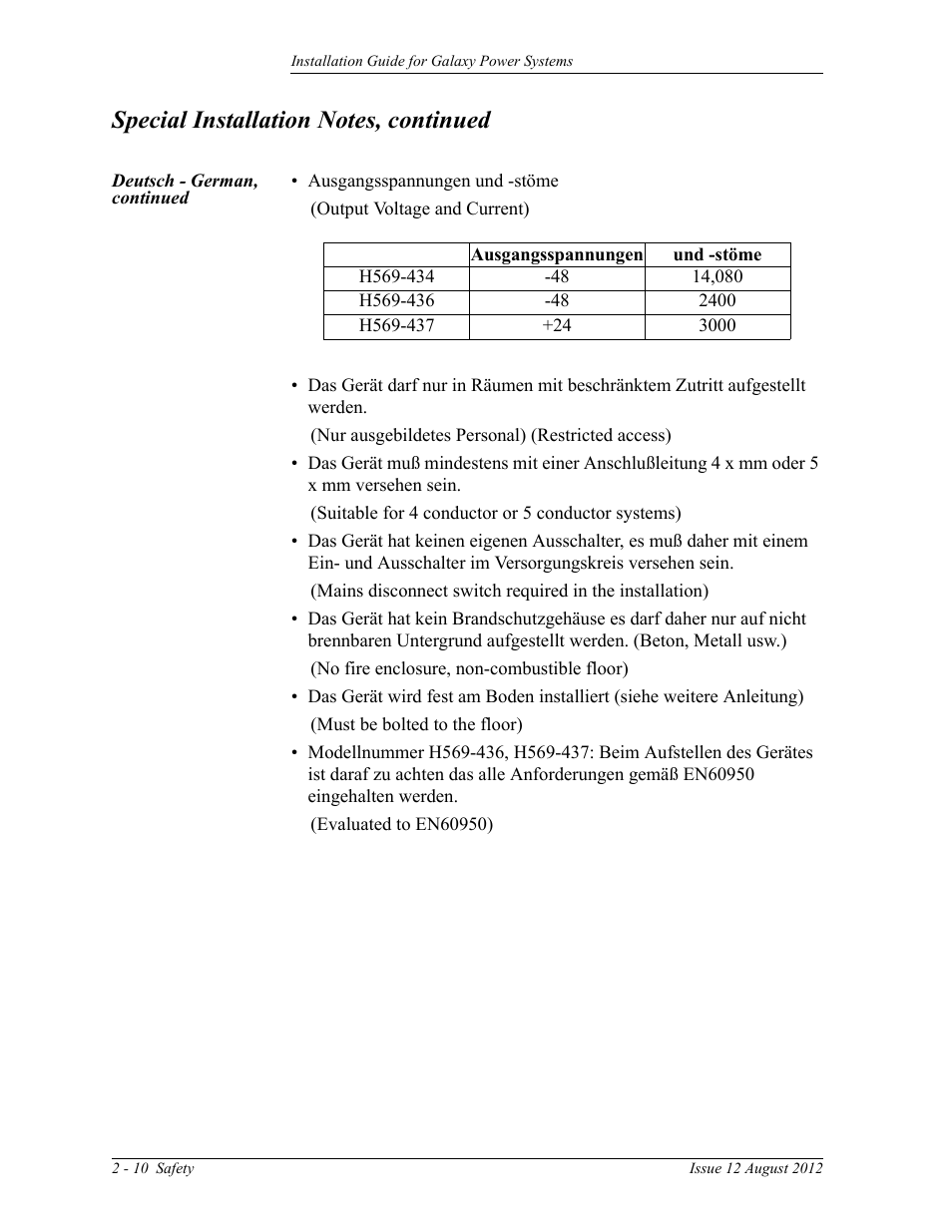 GE Industrial Solutions Galaxy Power Systems User Manual | Page 34 / 220
