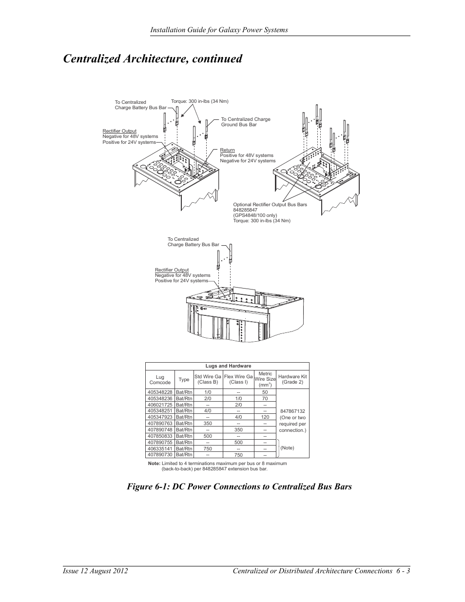 Centralized architecture, continued | GE Industrial Solutions Galaxy Power Systems User Manual | Page 71 / 220