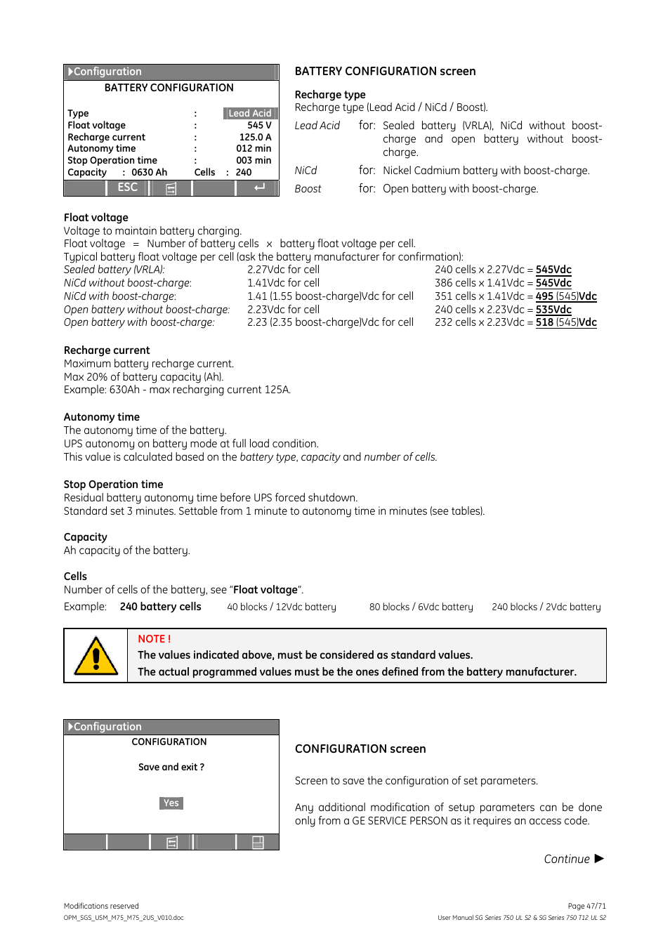 GE Industrial Solutions SG Series 750 T12 UL S2 User Manual User Manual | Page 47 / 71