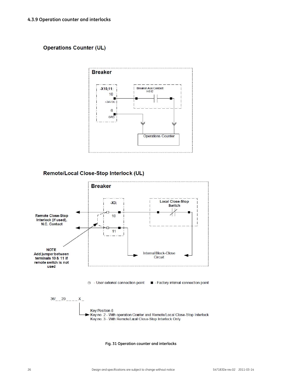 GE Industrial Solutions GERAPID 2508, 4008, 5008, 6008 WITH ARC CHUTE 1X2 User Manual | Page 26 / 60