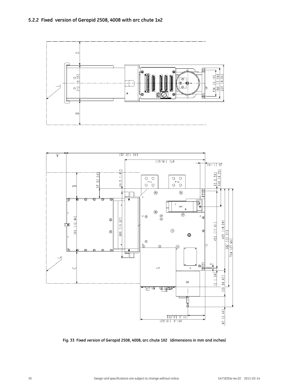 GE Industrial Solutions GERAPID 2508, 4008, 5008, 6008 WITH ARC CHUTE 1X2 User Manual | Page 30 / 60