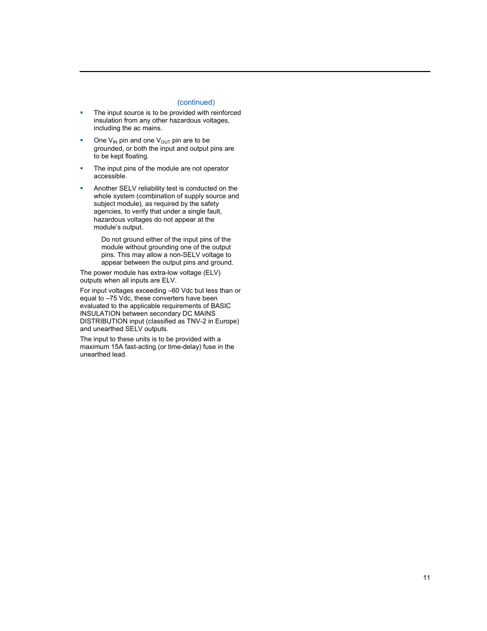 GE Industrial Solutions QPW050-060 Series User Manual | Page 11 / 24