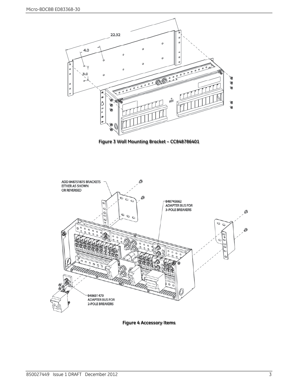 GE Industrial Solutions Mini-BDFB User Manual | Page 3 / 12