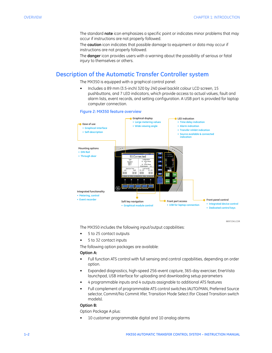 GE Industrial Solutions MX350 Instruction manual User Manual | Page 6 / 114