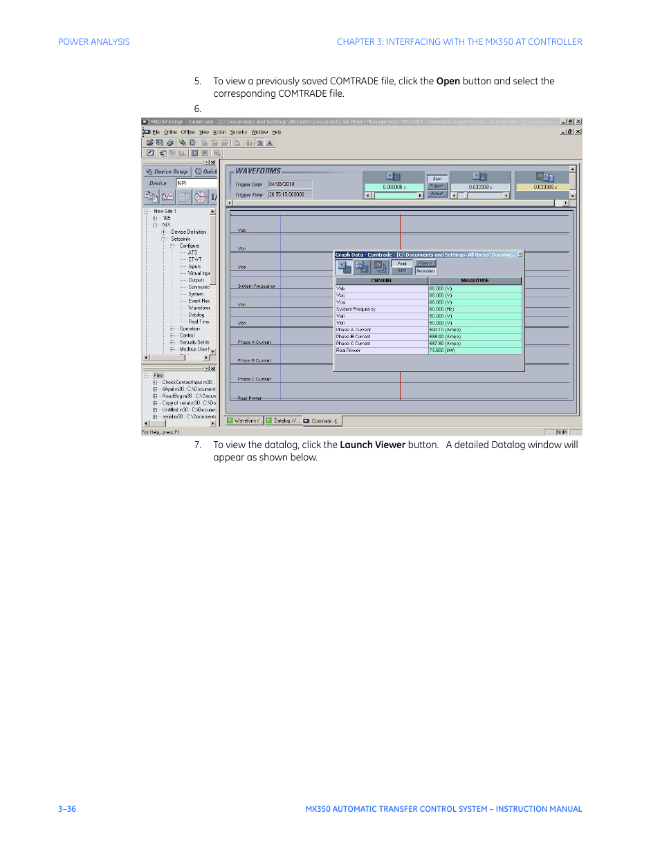 GE Industrial Solutions MX350 Instruction manual User Manual | Page 66 / 114