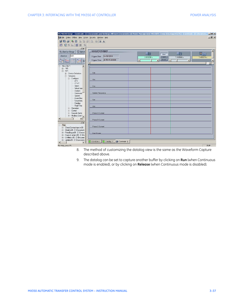 GE Industrial Solutions MX350 Instruction manual User Manual | Page 67 / 114