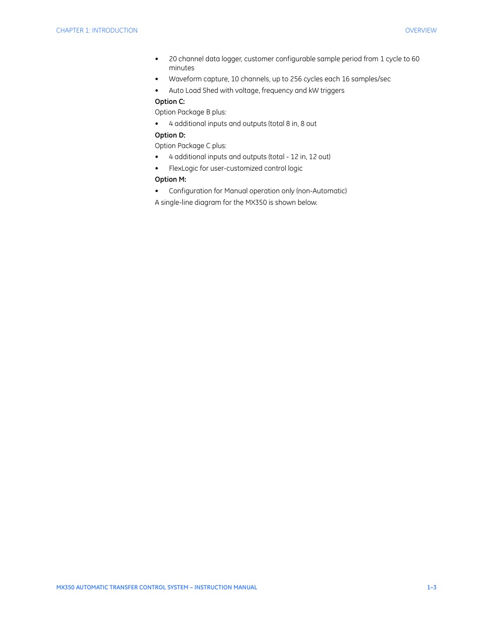 GE Industrial Solutions MX350 Instruction manual User Manual | Page 7 / 114