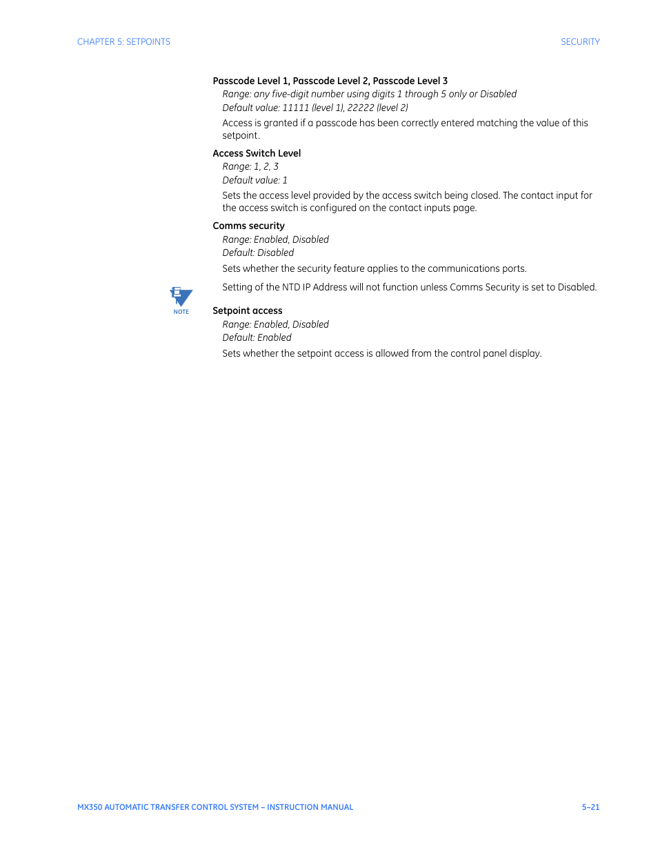 GE Industrial Solutions MX350 Instruction manual User Manual | Page 95 / 114