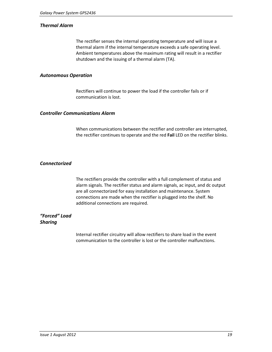 GE Industrial Solutions GPS2436 User Manual | Page 19 / 97
