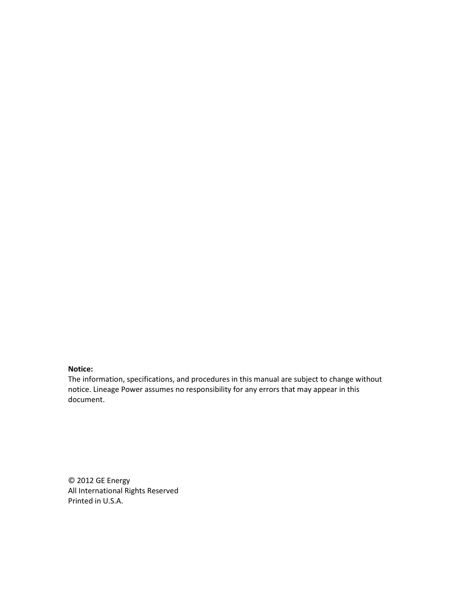 GE Industrial Solutions GPS2436 User Manual | Page 2 / 97