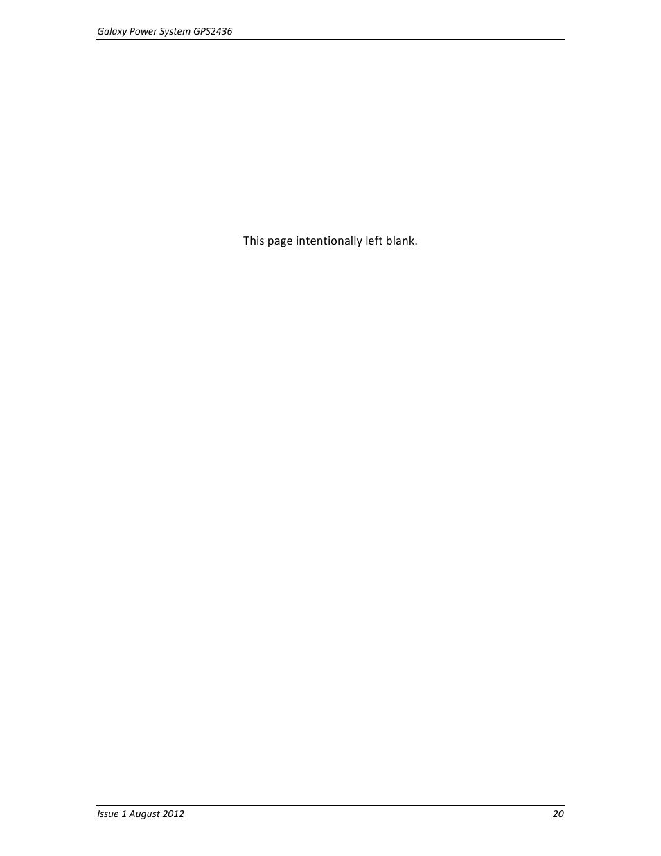 GE Industrial Solutions GPS2436 User Manual | Page 20 / 97