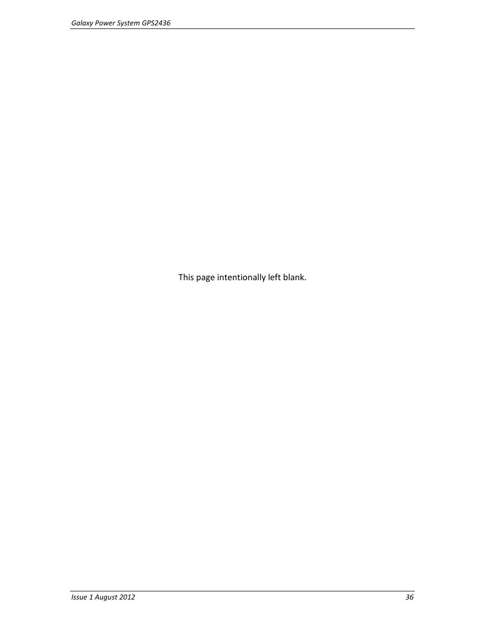 GE Industrial Solutions GPS2436 User Manual | Page 36 / 97