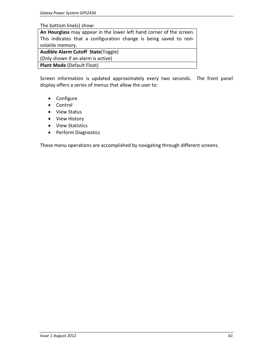 GE Industrial Solutions GPS2436 User Manual | Page 61 / 97